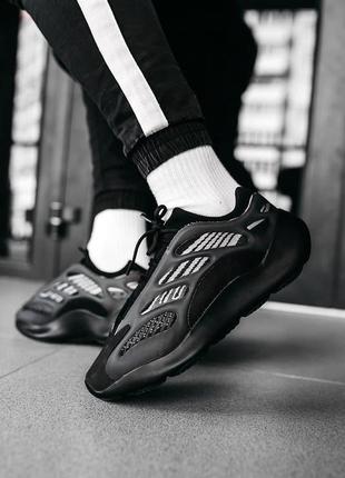 Мужские / женские кроссовки  adidas yeezy boost 700 v3 black alvah4 фото