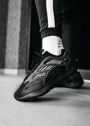 Мужские / женские кроссовки  adidas yeezy boost 700 v3 black alvah1 фото