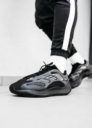 Мужские / женские кроссовки  adidas yeezy boost 700 v3 black alvah7 фото