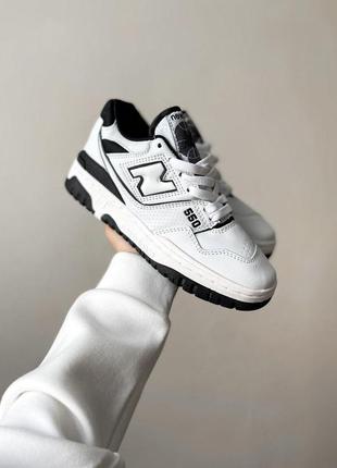 New balance 550 black white