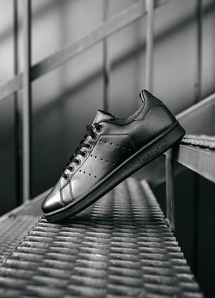 Женские кроссовки  adidas stan smith full black