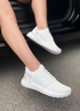 Мужские кроссовки  adidas boost run white3 фото