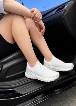 Мужские кроссовки  adidas boost run white2 фото