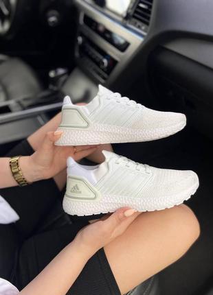 Мужские кроссовки  adidas boost run white10 фото