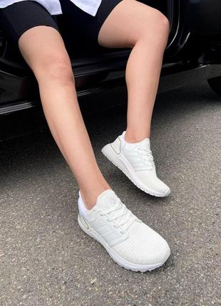 Мужские кроссовки  adidas boost run white6 фото