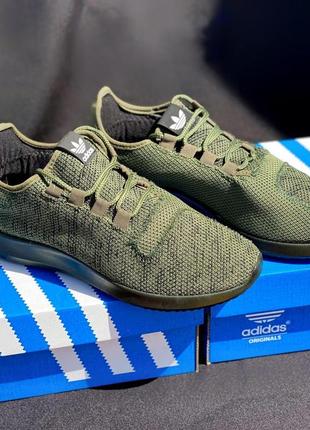 Мужские кроссовки  adidas tubular green