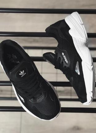 Женские кроссовки  adidas falcon black 18 фото