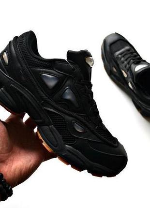 Мужские кроссовки  adidas raf simons ozweego black gum1 фото