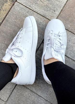 Мужские / женские кроссовки  adidas stan smith silver  унисекс