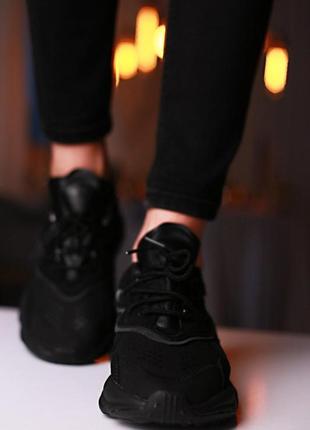 Мужские кроссовки  adidas ozweego adiprene pride full black5 фото