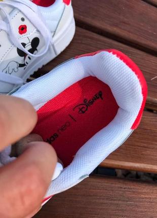 Кросівки жіночі adidas neo disney white red yellow logo5 фото