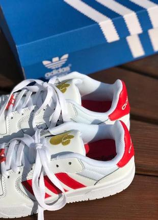 Кросівки жіночі adidas neo disney white red yellow logo2 фото