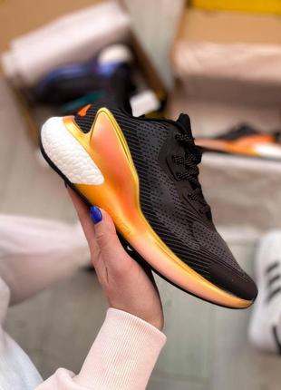 Кроссовки мужские adidas alphabounce black orange white