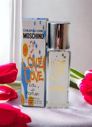 Парфюмированная вода moschino cheap and chic i love love2 фото