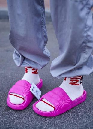 Шлепанцы женские adidas adilette pink2 фото