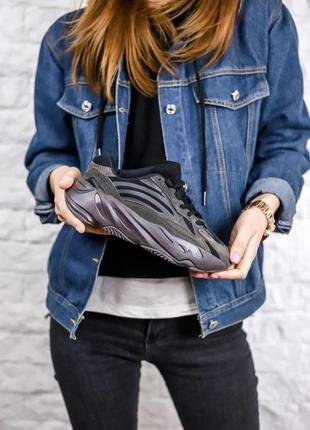 Мужские кроссовки  adidas yeezy boost 700 v2 vanta black10 фото