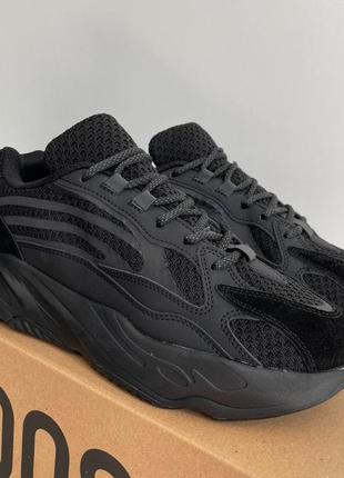 Мужские кроссовки   adidas yeezy boost 700 v2 no logo black10 фото