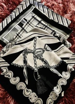 Класична хустка аксесуар на сумку , у волосся , на шию