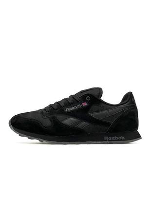 Мужские кроссовки  reebok classic all black light