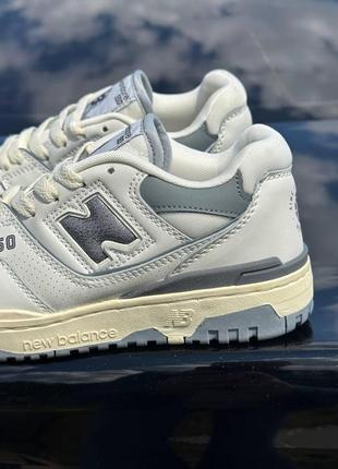 Жіночі кросівки new balance 5550 (сірі) комбіновані бігові весняні, літні кроси5 фото