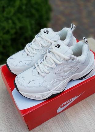 Жіночі кросівки nike m2k tekno, молочні, в'єтнам4 фото