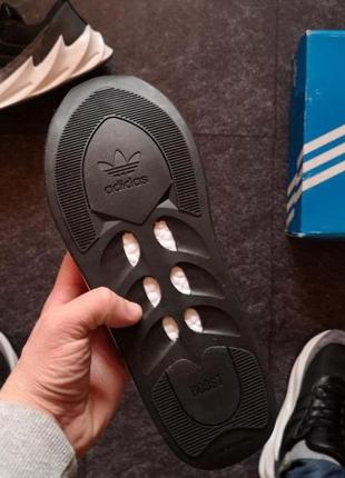 Мужские кроссовки  adidas shark black grey white6 фото