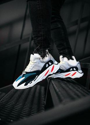 Мужские / женские кроссовки  adidas yeezy boost 700 v1 wave runner solid