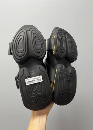 Женские кроссовки  balmain b-bold sneakers black gold5 фото