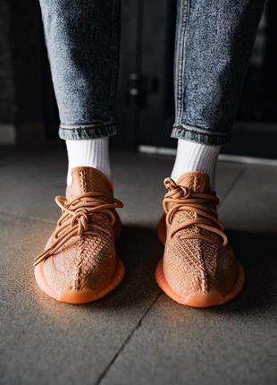 Женские кроссовки  adidas yeezy boost 350 v2 clay6 фото