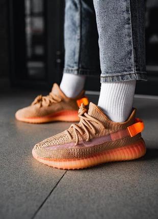 Женские кроссовки  adidas yeezy boost 350 v2 clay4 фото