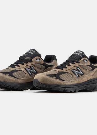 Мужские кроссовки  new balance 993 brown7 фото