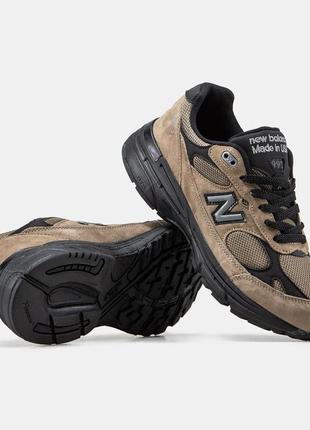 Мужские кроссовки  new balance 993 brown8 фото