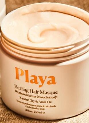 Пробник зволожувальна маска для волосся playa healing hair masque7 фото