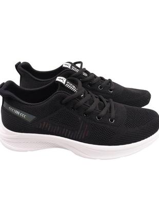 Кроссовки женские fashion черные текстиль, 43