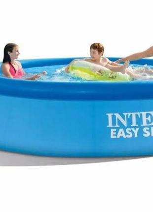 Дитячий басейн для дому з фільтр-насосом intex 244х61 см, надувні басейни для всієї родини, васейни сімейні про5 фото