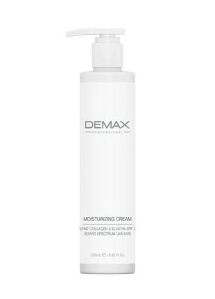 Зволожуючий денний крем з колагеном та еластином, spf 25 demax 250ml