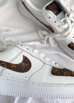 Женские кроссовки  nike air force 1 x louis vuitton