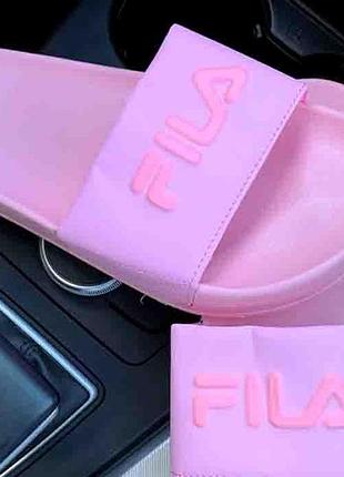 Шлепанцы женские  fila retros pink