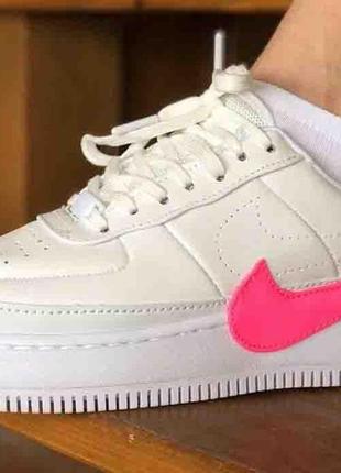 Мужские кроссовки  nike air force jester white pink1 фото