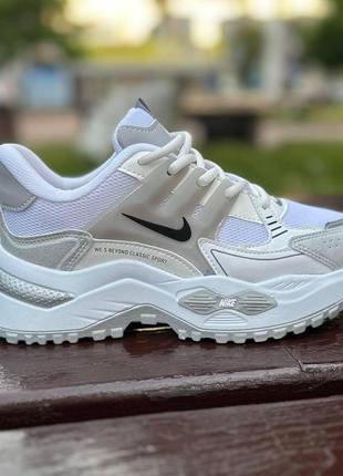 Женские белые кроссовки nike air. летние кроссовки для девушки с сеткой 39р (25 см)9 фото