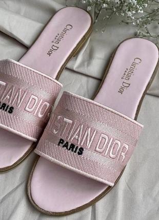 Шлепанцы женские  dior slippers