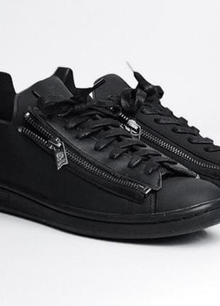 Мужские кроссовки  adidas y-3 stan smith zip black1 фото