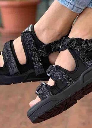 Сандалии женские  new balance sandals "black"