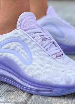 Женские кроссовки  nike air max 720, white/purple