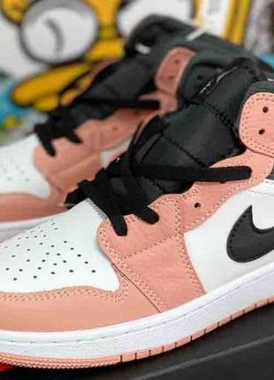 Jordan 1 retro high patent pink toe