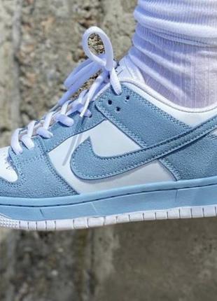 Женские кроссовки  oregon nike sb dunk low blue