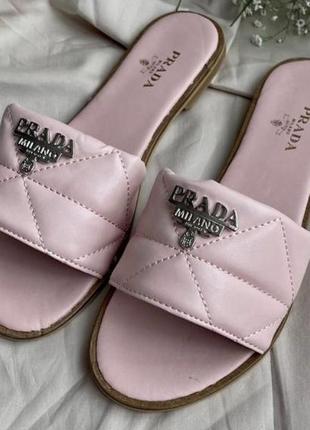 Шлепанцы женские  prada slides