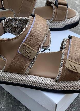 Dior sandals brown