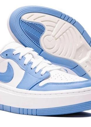 Женские кроссовки  jordan 1 elevate low university blue