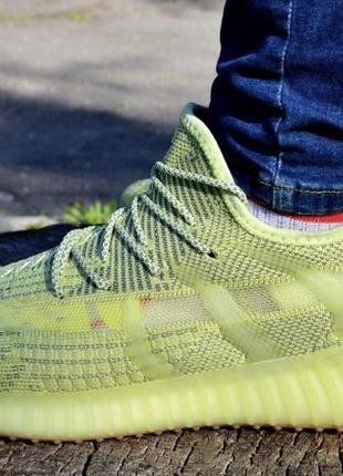 Мужские кроссовки  adidas yeezy boost 350 green